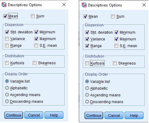 how to run descriptive statistic 9