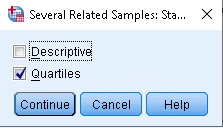 how to run friedman test in spss