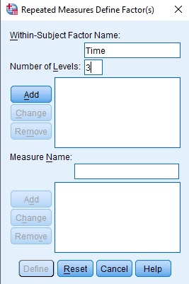 Anova repeated measures